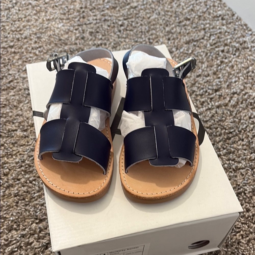 Freshly picked Kids Navy Monterey Sandals, size 11C